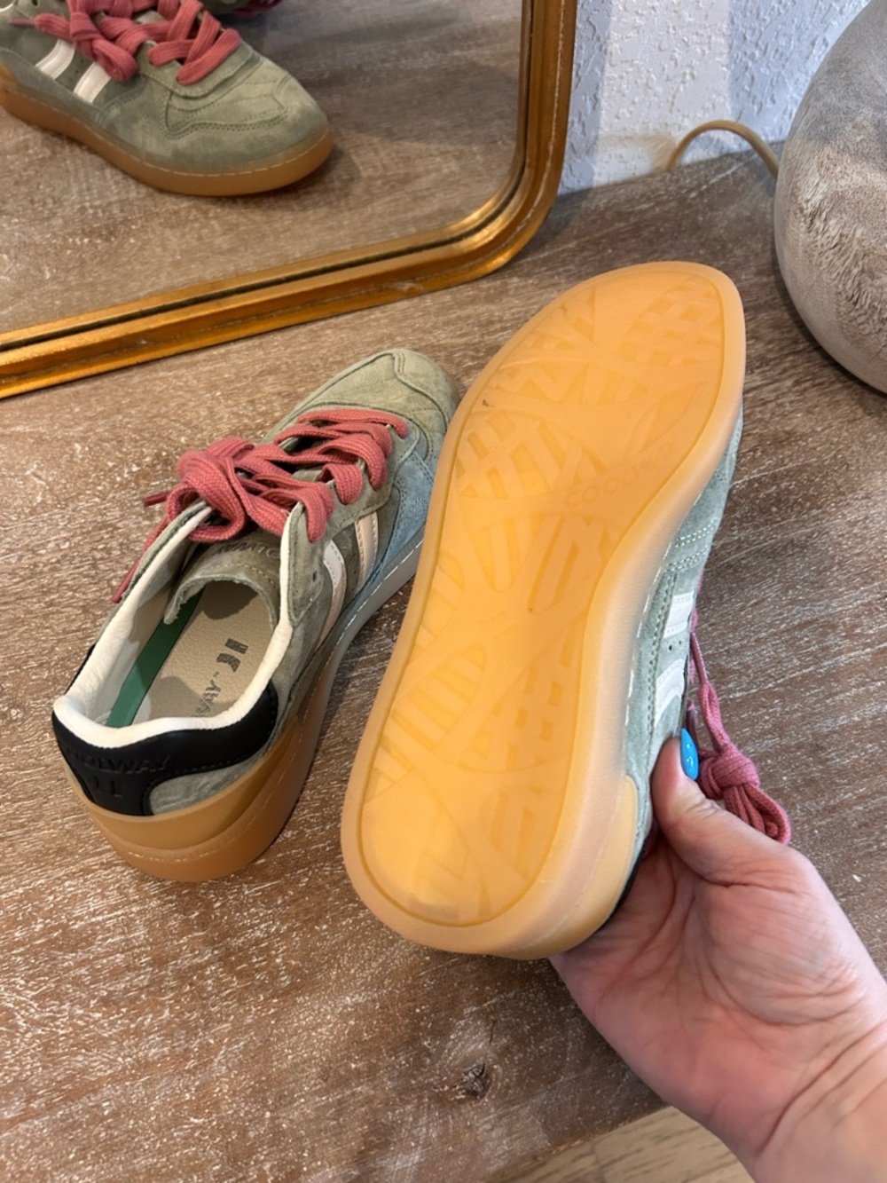 New Coolway Goal Sneakers Green Khaki - Picture 7 of 7